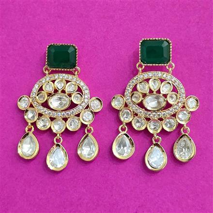 Kundan Classic Earring With Carat Plating