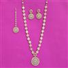 Kundan Long Necklace Set With Carat Plating