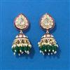 Kundan Jhumki With Carat Plating