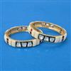 Kundan Openable Bangles With Gold Plating