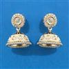 Kundan Jhumki With Carat Plating
