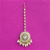 Kundan Moti Tikka With Carat Plating