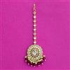 Kundan Moti Tikka With Carat Plating