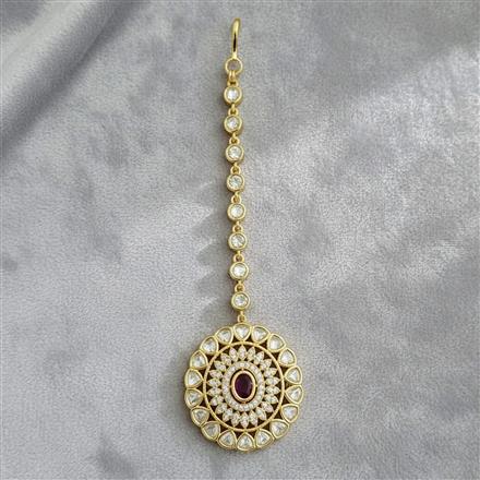 Kundan Classic Tikka With Carat Plating