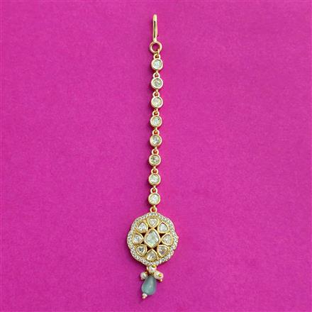 Kundan Moti Tikka With Carat Plating