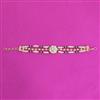 Kundan Moti Bracelet With Gold Plating