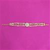 Kundan Moti Bracelet With Gold Plating