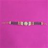 Kundan Moti Bracelet With Gold Plating