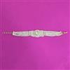 Kundan Moti Bracelet With Gold Plating