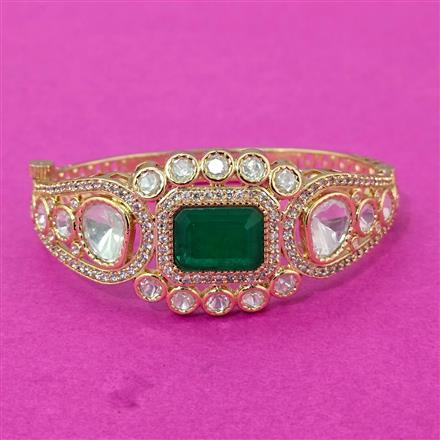 Kundan Classic Kada With Gold Plating