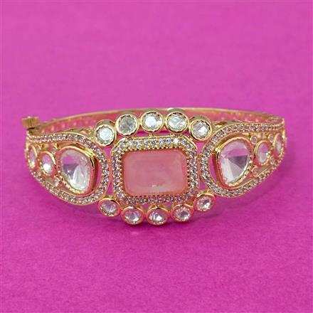 Kundan Classic Kada With Gold Plating