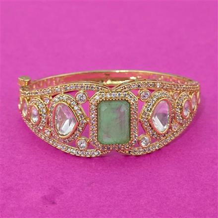 Kundan Classic Kada With Gold Plating