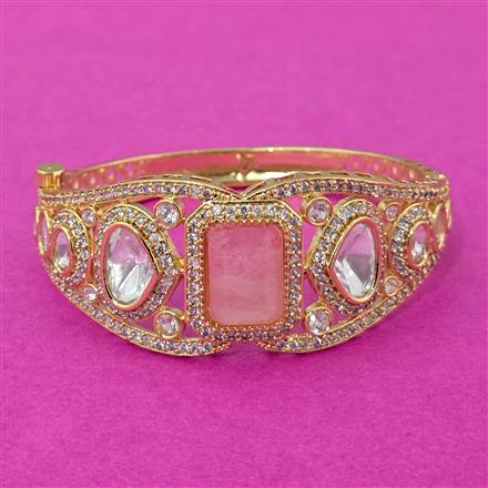 Kundan Classic Kada With Gold Plating