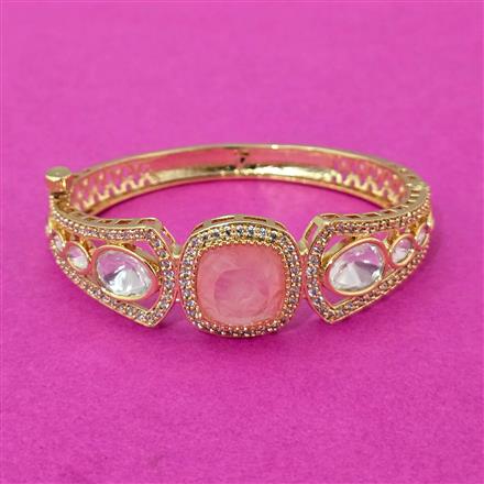 Kundan Classic Kada With Gold Plating