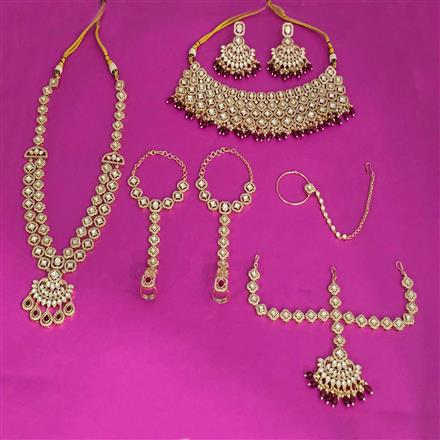 Kundan Classic Bridal Sets With Gold Plating