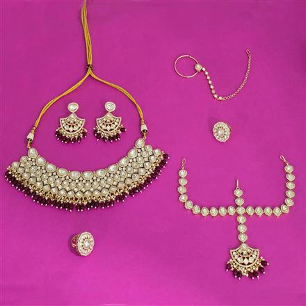 Kundan Classic Bridal Sets With Gold Plating