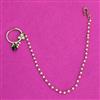 Kundan Moti Nose Ring With Mehndi Plating