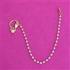 Kundan Moti Nose Ring With Carat Plating