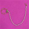 Kundan Moti Nose Ring With Mehndi Plating
