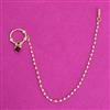 Kundan Moti Nose Ring With Carat Plating