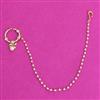 Kundan Moti Nose Ring With Carat Plating
