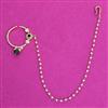 Kundan Moti Nose Ring With Carat Plating
