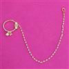 Kundan Moti Nose Ring With Carat Plating