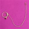 Kundan Moti Nose Ring With Carat Plating
