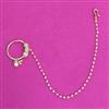 Kundan Moti Nose Ring With Carat Plating