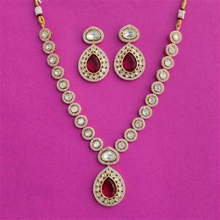 Kundan Classic Necklace Set With Gold Plating