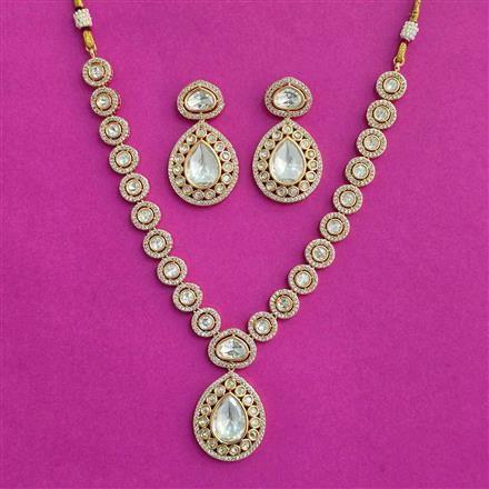 Kundan Classic Necklace Set With Gold Plating