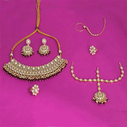 Kundan Classic Bridal Sets With Gold Plating