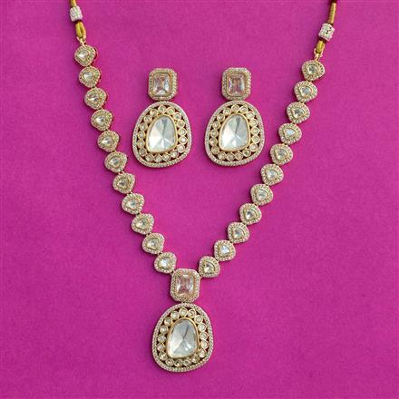 Kundan Classic Necklace Set With Gold Plating