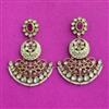 Kundan Meenakari Earring With Mehndi Plating