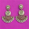 Kundan Meenakari Earring With Mehndi Plating