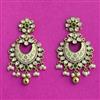 Kundan Meenakari Earring With Mehndi Plating