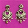 Kundan Meenakari Earring With Mehndi Plating