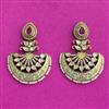 Kundan Meenakari Earring With Mehndi Plating