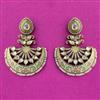 Kundan Meenakari Earring With Mehndi Plating