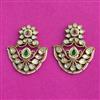 Kundan Classic Earring With Mehndi Plating