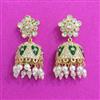Kundan Jhumki With Carat Plating