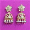 Kundan Jhumki With Carat Plating