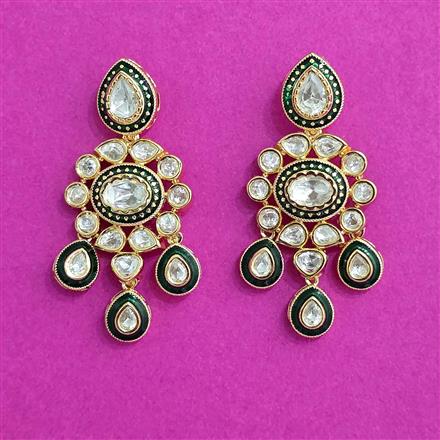 Kundan Classic Earring With Carat Plating