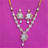 Kundan Mother Of Pearl Necklace SetWith Carat Plating