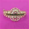 Kundan Openable Kada With Gold Plating