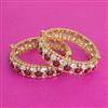 Kundan Meenakari Bangles With Gold Plating
