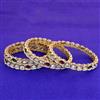 Kundan Classic Bangles With Gold Plating