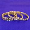 Kundan Classic Bangles With Gold Plating