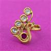 Kundan Adjustable Ring With Gold Plating