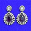 Kundan Classic Earring With Mehndi Plating